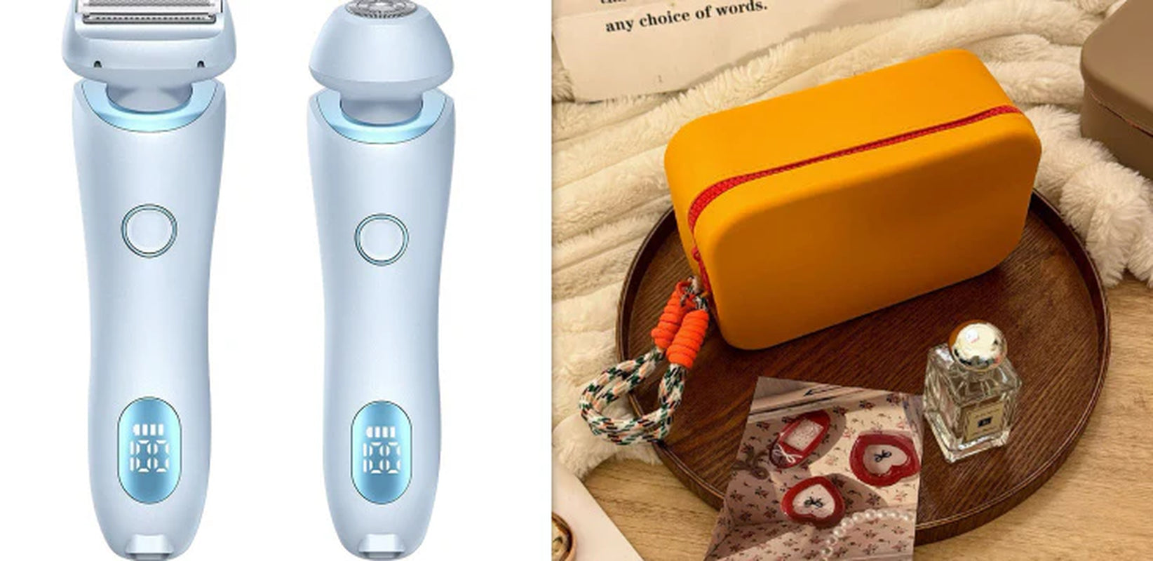 Say goodbye to unwanted hair! 🌟 Check out our 2-in-1 USB Rechargeable Hair Remover & Epilator for a smooth shave on your face, body, and bikini line! 💖✨
