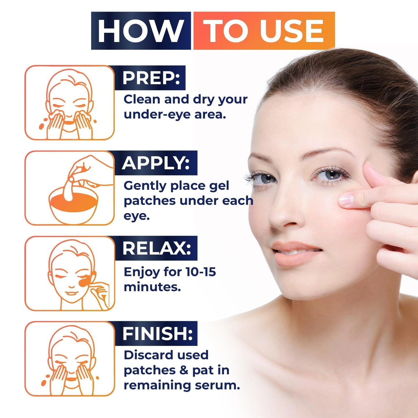 Say goodbye to puffy eyes and dark circles! 🌟✨ Grab your 30 pairs of anti-aging under eye patches now! #SkincareGoals #BrightEyes
