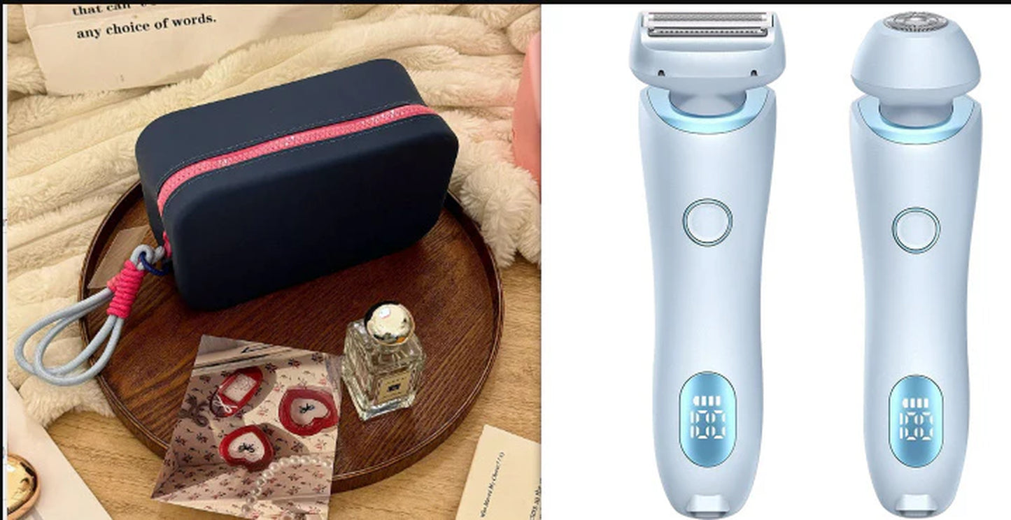 Say goodbye to unwanted hair! 🌟 Check out our 2-in-1 USB Rechargeable Hair Remover & Epilator for a smooth shave on your face, body, and bikini line! 💖✨