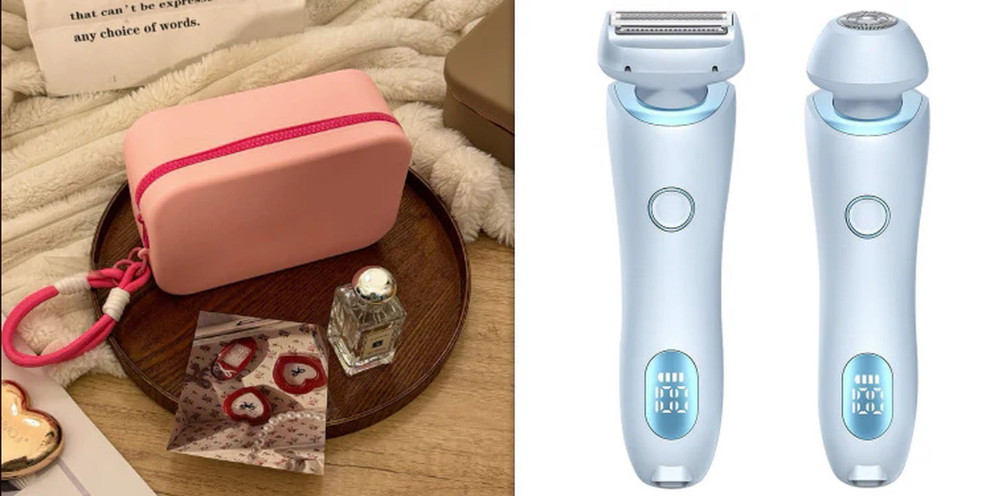 Say goodbye to unwanted hair! 🌟 Check out our 2-in-1 USB Rechargeable Hair Remover & Epilator for a smooth shave on your face, body, and bikini line! 💖✨