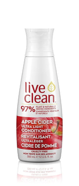 Revitalize Your Hair with Live Clean's Ultra Light Apple Cider Conditioner – 12 Oz of Pure Goodness! 🍏✨