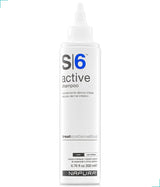 S6 Active Professional anti Dandruff Shampoo with Tea Tree Oil 1% Pyrithione Zinc and 5% Salicylic Acid Natural Itchy Scalp Treatment (6.76 Fl Oz) for Men and Women