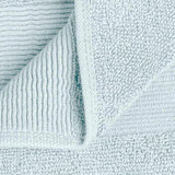 Resort Collection Soft Washcloth Face Body Towel Set 12 Pack 12X12 in Light Blue