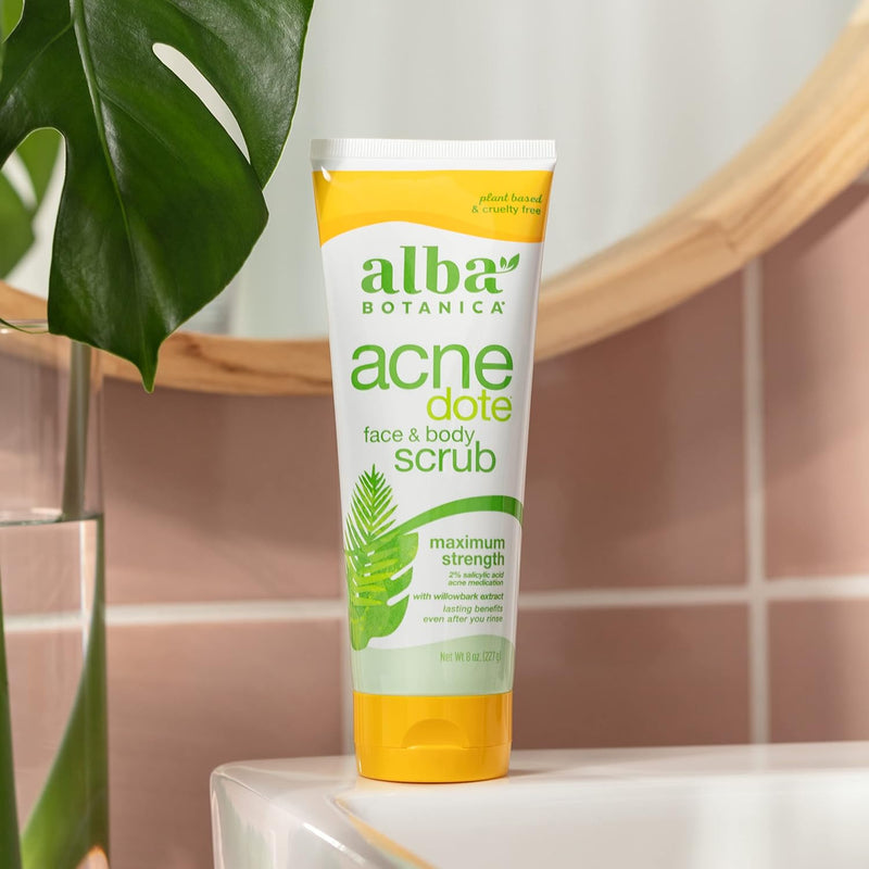 Alba Botanica Acnedote Maximum Strength Deep Pore Wash, 6 Oz (Pack of 2)