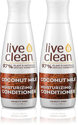 Revitalize Your Hair with Live Clean's Ultra Light Apple Cider Conditioner – 12 Oz of Pure Goodness! 🍏✨