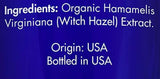 Witch Hazel, Organic – 100% Pure, Witch Hazel, for Face, Acne, Butt, Skin, Scalp, Hair, Body by , 4 OZ