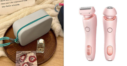 Say goodbye to unwanted hair! 🌟 Check out our 2-in-1 USB Rechargeable Hair Remover & Epilator for a smooth shave on your face, body, and bikini line! 💖✨