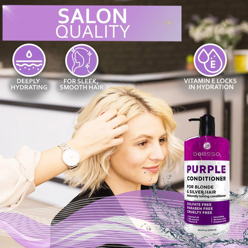 Purple Conditioner for Blonde Hair Goodbye to Orange and Yellow Brassy Tones