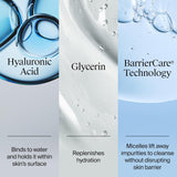 Hydro Boost Facial Cleansing Gel, Hydrating Gentle Face Cleanser and Makeup Remover with Hyaluronic Acid, Hypoallergenic Formula, 7.8 FL OZ