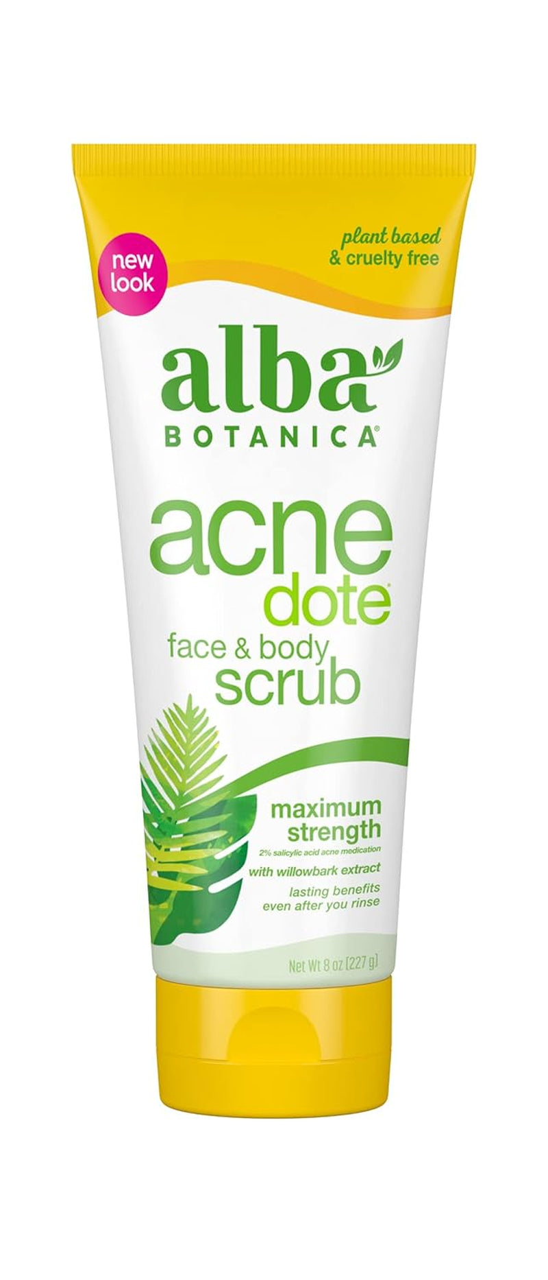 Alba Botanica Acnedote Maximum Strength Deep Pore Wash, 6 Oz (Packaging May Vary)